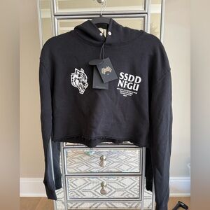 NWT 🖤Darc Sport Respect Us V3 "Box Cut" Pierce Hoodie - Women sz XS